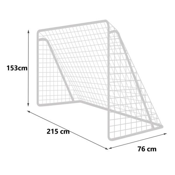 Futbolo vartai 215 x 153 cm NS-457