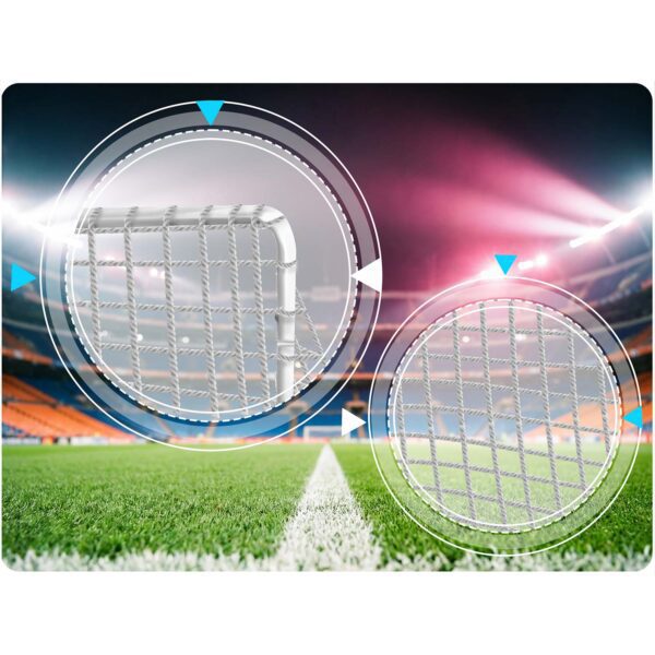 Nešiojami futbolo vartai treniruotėms, 2 vnt., 183 x 122 x 61 cm, NS-485