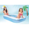 Pripučiamas vaikų baseinas mažyliams 166 x 100 x 28 cm INTEX 57403