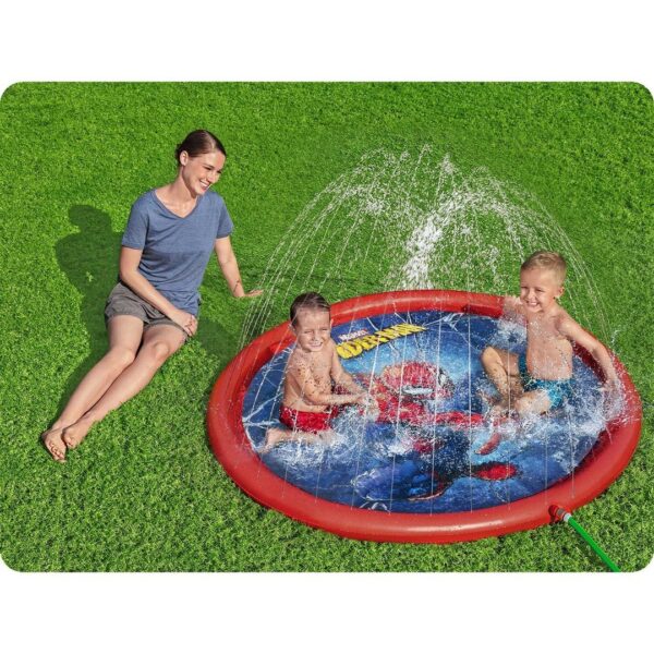 Pripučiamas vaikų baseinas su Žmogaus-voro fontanu, 165 cm, Bestway 98792