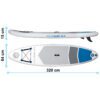 Aquasurf SUP lenta 320 x 84 x 15 cm Neo-Sport 170200