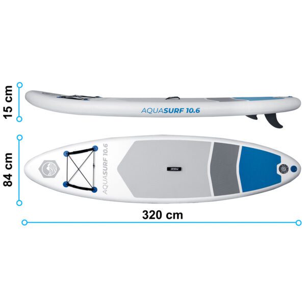 Aquasurf SUP lenta 320 x 84 x 15 cm Neo-Sport 170200