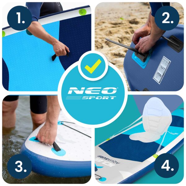 Aquasurf SUP lenta 320 x 84 x 15 cm Neo-Sport 170206