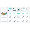 Aquasurf SUP lenta 320 x 84 x 15 cm Neo-Sport 170214