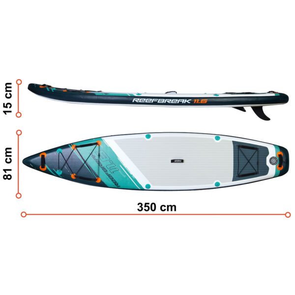 Reefbreak irklentė 350 x 81 x 15 cm Neo-Sport 170302