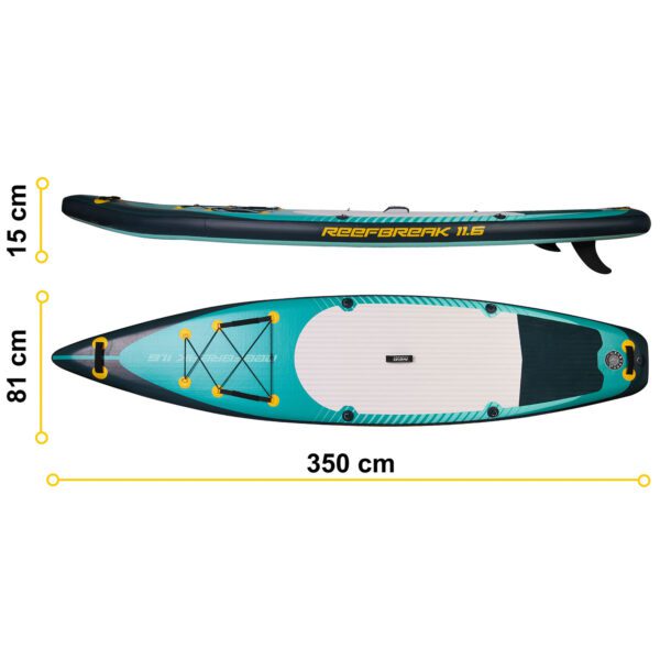 Reefbreak irklentė 350 x 81 x 15 cm Neo-Sport 170303