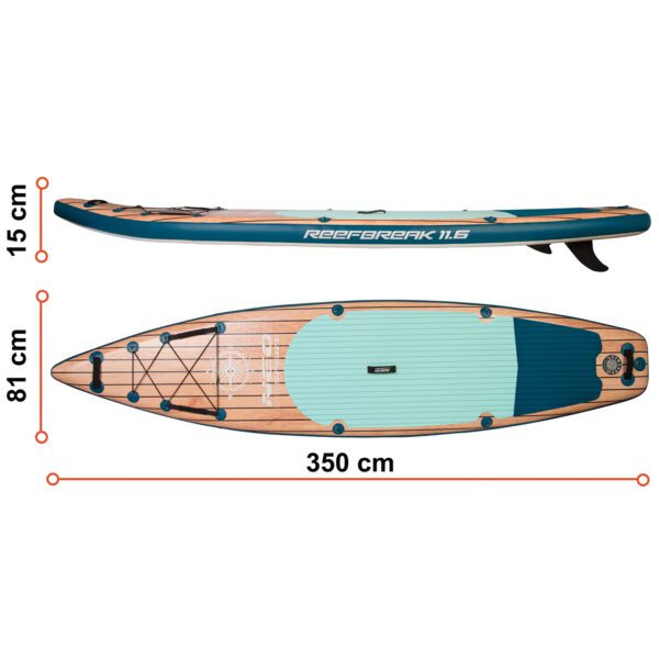 Reefbreak irklentė 350 x 81 x 15 cm Neo-Sport 170304
