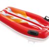 Pripučiama plaukimo lenta 112 x 62 cm INTEX 58165 oranžinė
