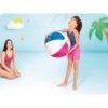 Pripučiamas vaivorykštės paplūdimio kamuolys 61 cm INTEX 59030