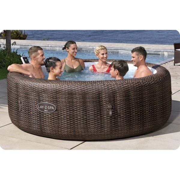 Pripučiama SPA vonia „Lay-Z Bali Brown“, 7 asmenų, „Bestway 6001P“, ruda