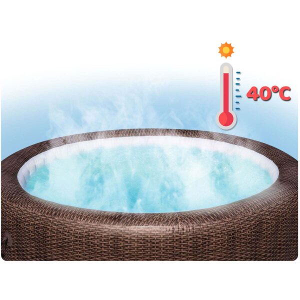 Pripučiama SPA vonia „Lay-Z Bali Brown“, 7 asmenų, „Bestway 6001P“, ruda