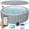 Pripučiama SPA vonia „Lay-Z Bali Grey“, 6 asmenims, „Bestway 6001N“
