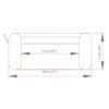Pripučiama SPA vonia „Lay-Z Bali Grey“, 6 asmenims, „Bestway 6001N“