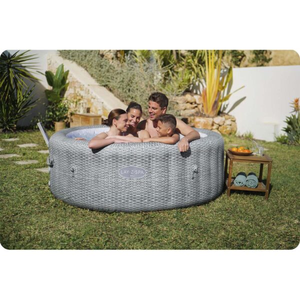 Pripučiama SPA vonia „Lay-Z Bali Grey“, 6 asmenims, „Bestway 6001N“