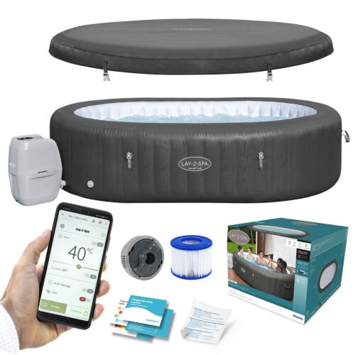 Dmuchane SPA Lay-Z Mauritius 7 osobowe Bestway 60067 Pripučiama SPA vonia „Lay-Z Mauritius“, 7 asmenų, „Bestway“, 60067