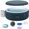 Pripučiama SPA vonia „Lay-Z Miami Green“, skirta 6 asmenims, „Bestway 6001D“