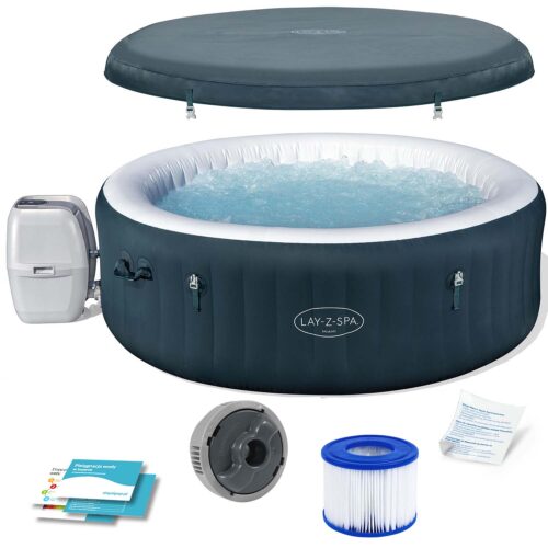 Pripučiama SPA vonia „Lay-Z Miami Green“, skirta 6 asmenims, „Bestway 6001D“