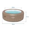 Pripučiama SPA vonia „Lay-Z Palm Springs“, 6 asmenims, „Bestway“, 60017