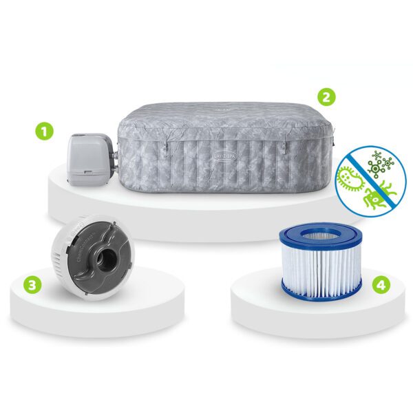 Pripučiama SPA vonia „Lay-Z San Francisco Pro“, 7 asmenų, „Bestway 6001Q“