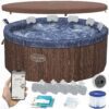 Dmuchane SPA Lay-Z Toronto 7 osobowe hydromasaż WiFi Bestway 6001W Pripučiama vandens masažo vonia „Lay-Z Toronto“, 7 asmenų, su hidromasažu, „Bestway 6001W“, su WiFi