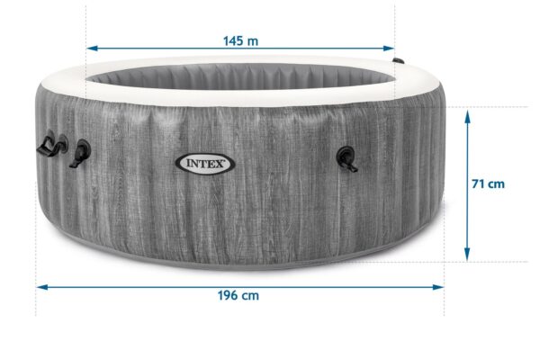 Pripučiama SPA su hidromasažu 4 asmenims INTEX 28440