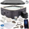 Pripučiama SPA su hidromasažu 6 asmenims INTEX 28452 Hydromassage 28452NP LED TAIKYMAS