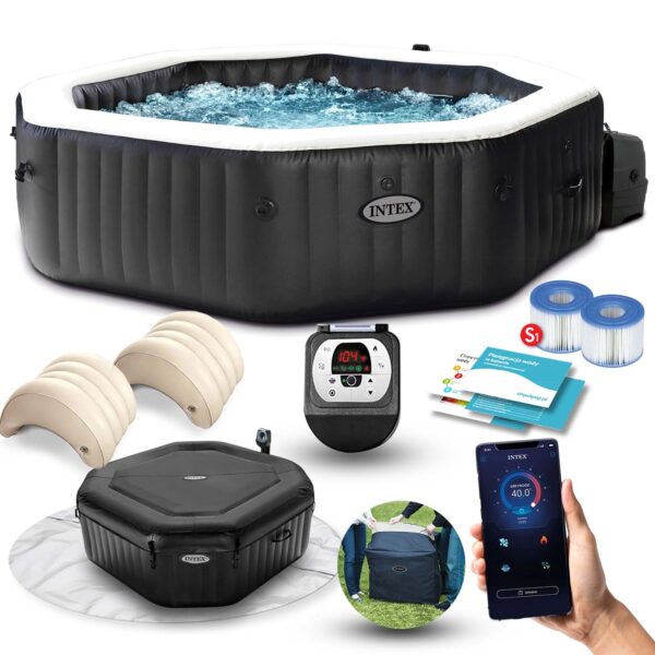 Pripučiama SPA su hidromasažu 6 asmenims INTEX 28462