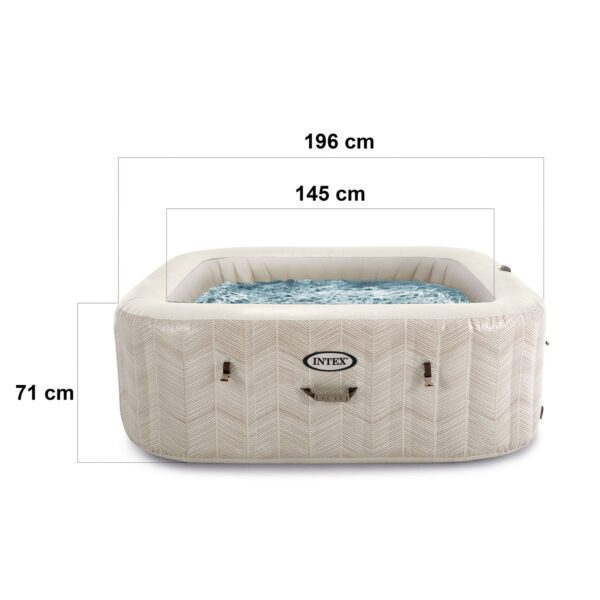 Pripučiama SPA su hidromasažu 6 asmenims INTEX 28472