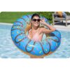 Pripučiamas paplūdimio ratas maudynėms, mėlynas, spurga, 107 cm, BESTWAY