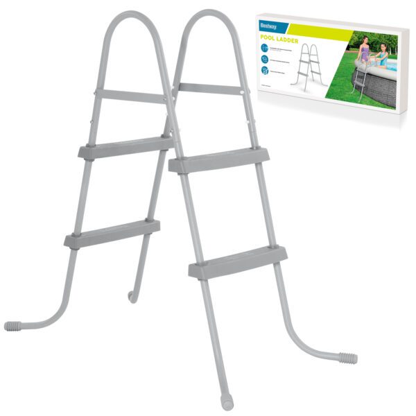 Metalinės kopėčios baseinui 84 ​​cm Bestway 58430