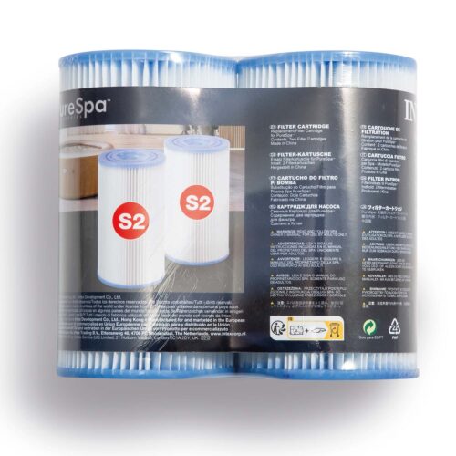 „Pure SPA“ siurblio filtras, 2 vnt., S2 tipo, „Intex 20912“