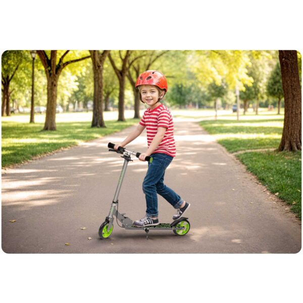 „Ricokids Kodi“ paspirtukas pilkas ir žalias