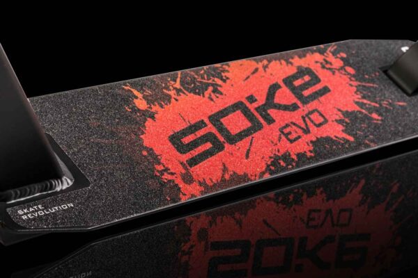 SOKE EVO raudonas paspirtukas