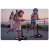 „Ricokids Leddi“ triratis LED balansinis paspirtukas vaikams – juodas ir rožinis