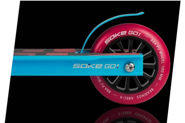 SOKE GO! Triukų paspirtukas turkio spalvos