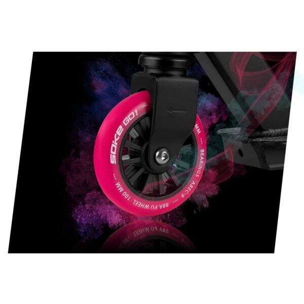 SOKE Go! Triukų paspirtukas rožinis ir mėlynas