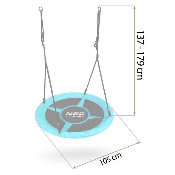 „Neo-Sport Swingo“ 100 cm „Crown Nest“ sūpynės
