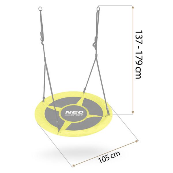„Neo-Sport Swingo“ 100 cm „Crown Nest“ sūpynės