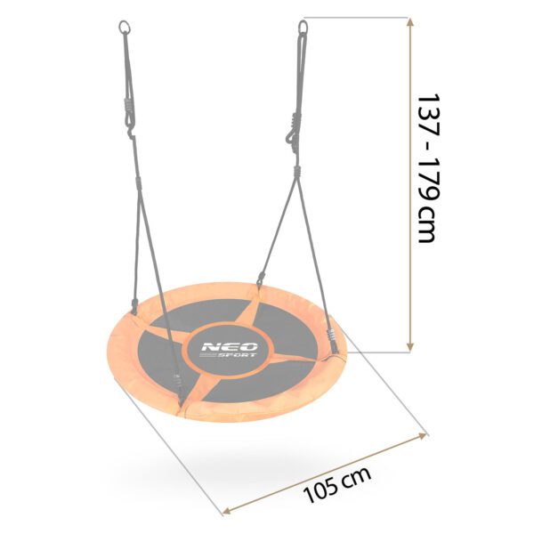 „Neo-Sport Swingo“ 100 cm „Crown Nest“ sūpynės