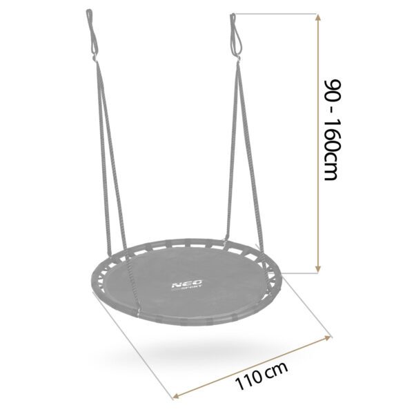 „Neo-Sport Swingo“ 110 cm „Crown Nest“ sūpynės