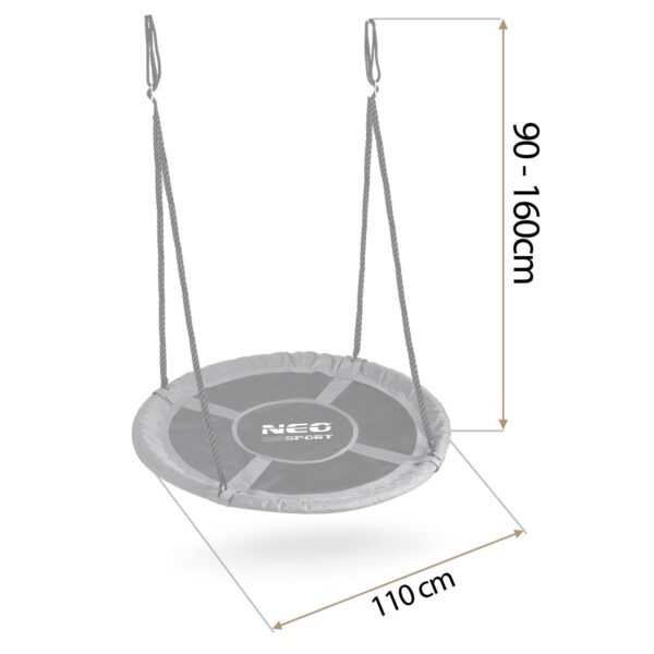 „Neo-Sport Swingo“ 110 cm „Crown Nest“ sūpynės