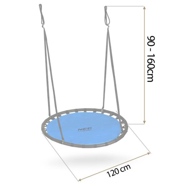„Neo-Sport Swingo“ 120 cm „Crown Nest“ sūpynės