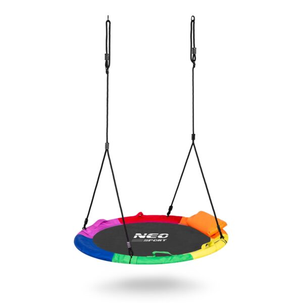 Swingo XXL įvairiaspalvės „Crown Nest“ sūpynės 110 cm