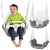 „Ricokids“ 3 viename kibiro formos sūpynės, pilkos ir baltos