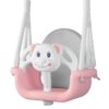Ricokids 3 viename meškiuko kibirėlio sūpynės, rožinės