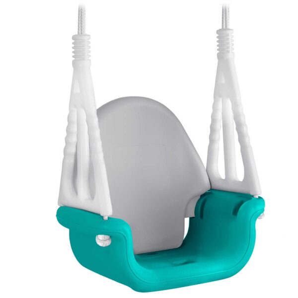 Ricokids 3 viename dramblio formos kibiro sūpynės, turkio spalvos