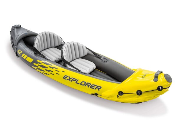 Pripučiama baidarė „Explorer K2“, 312 x 91 x 51 cm, INTEX, 68307
