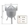 Ketaus katilas 11l medžioklės kepsniams BD-482 348210