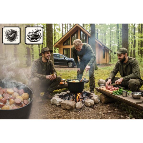 Ketaus katilas 8l medžioklės kepsniams BD-482 348200