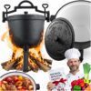 Ketaus emaliuotas puodas 11 l laužo kepsninei BD-481 348110